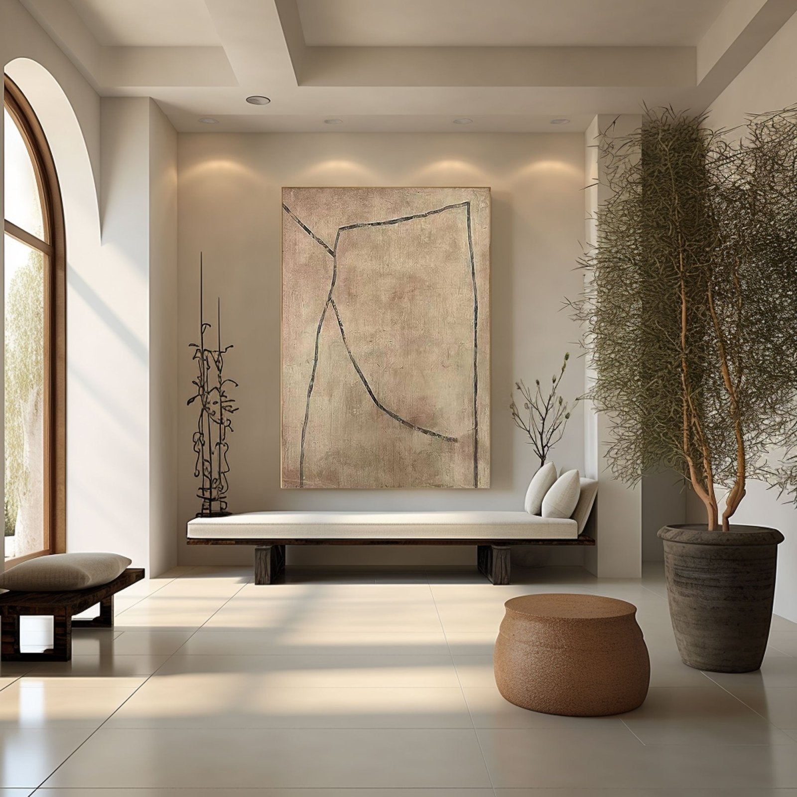 Abstract Painting "Gentle Boundaries"