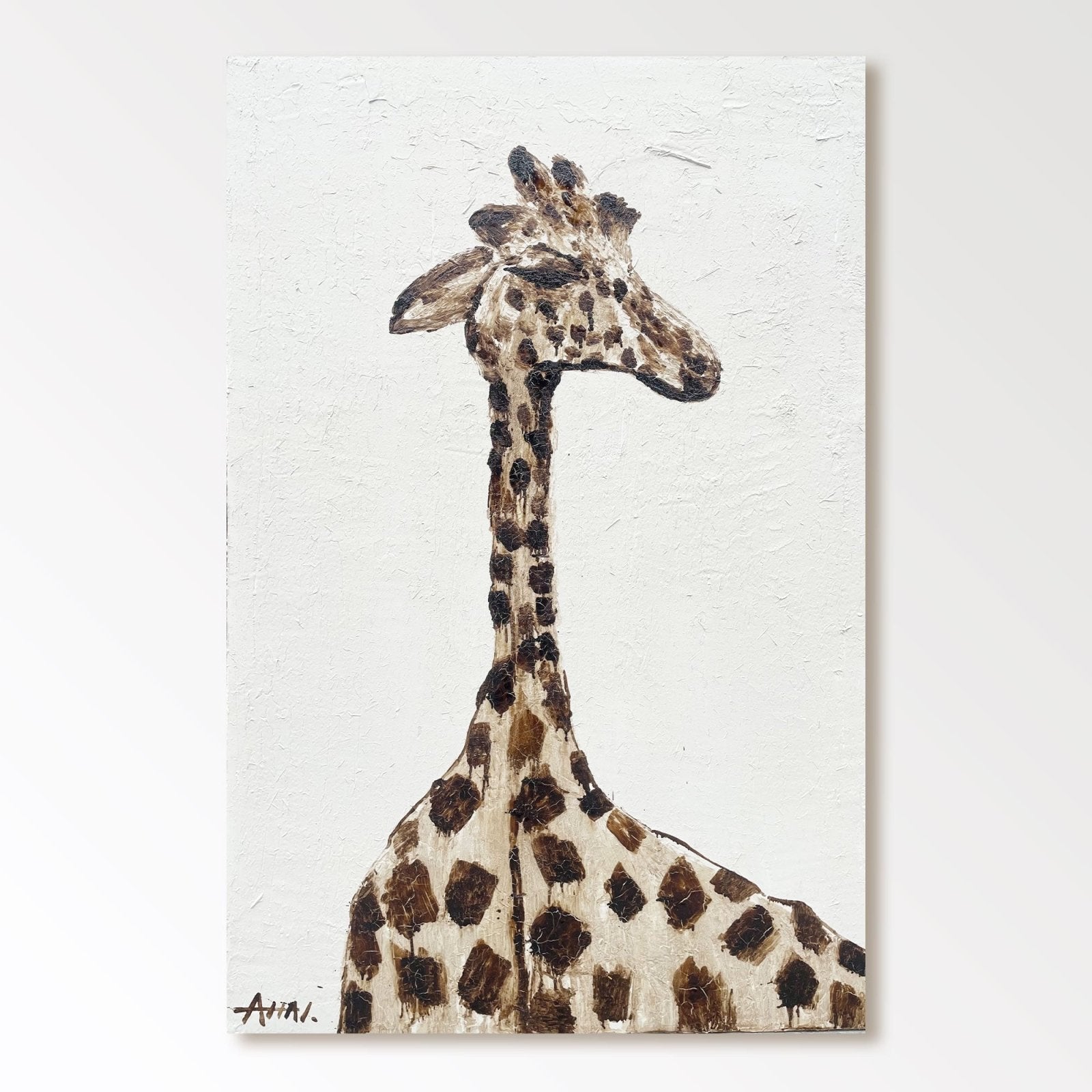 Abstract Painting "Giraffens Syn”