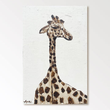 Abstract Painting "Giraffens Syn”