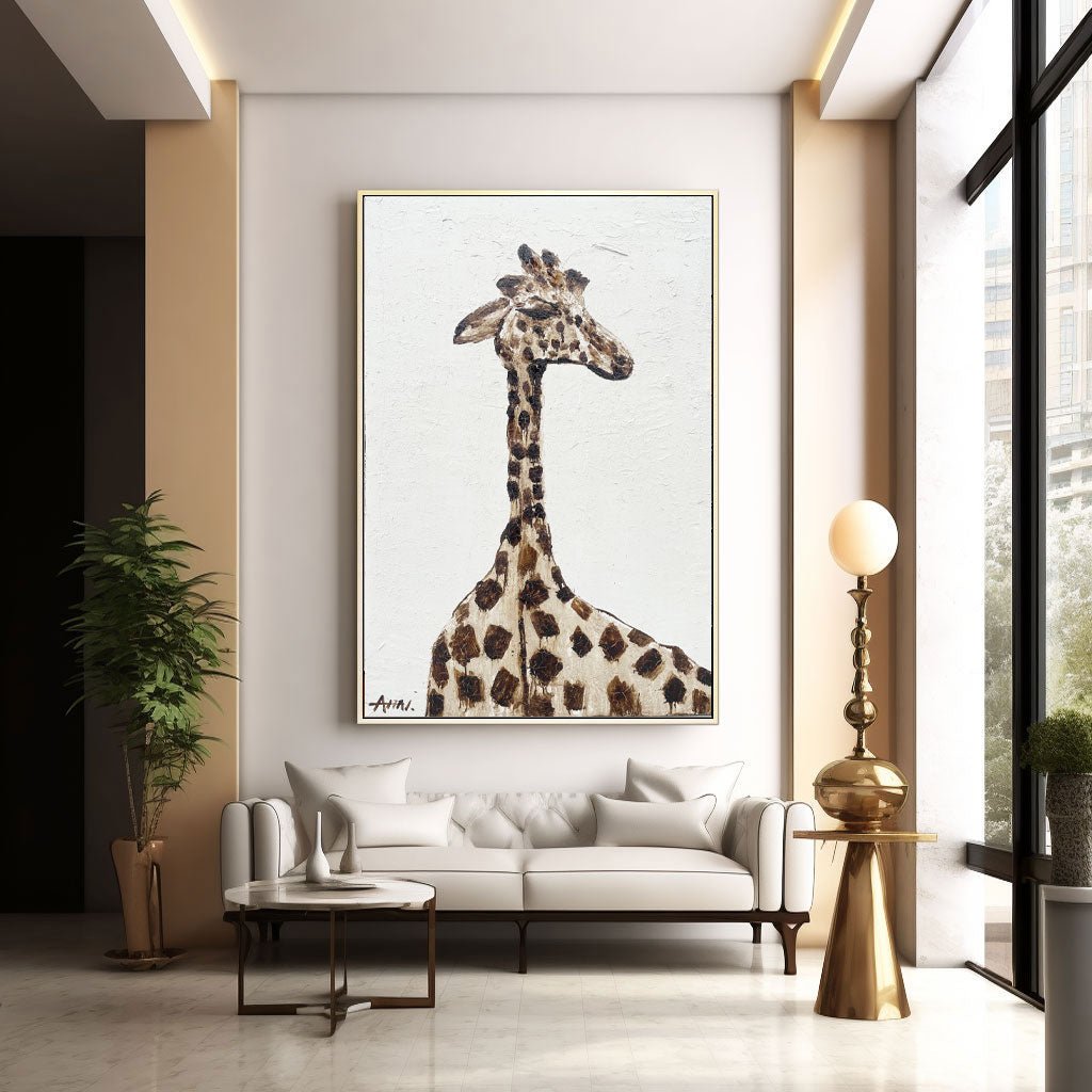 Abstract Painting "Giraffens Syn”