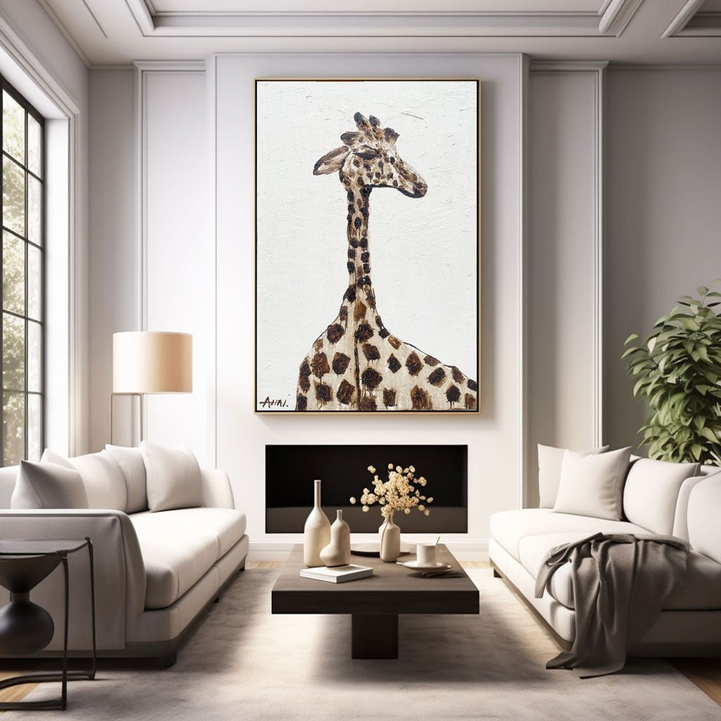 Abstract Painting "Giraffens Syn”