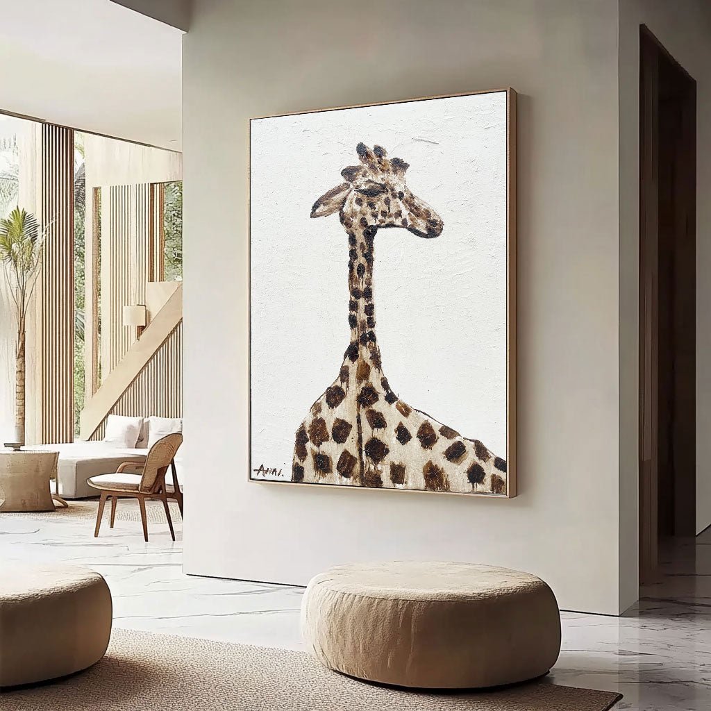 Abstract Painting "Giraffens Syn”