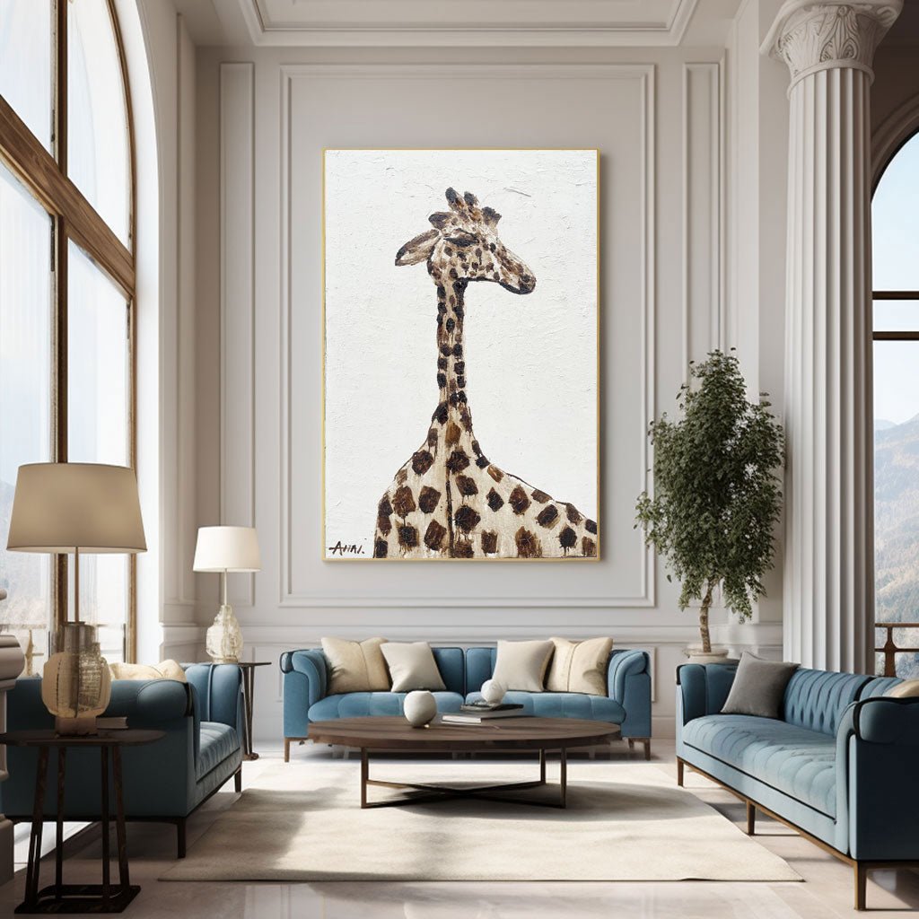 Abstract Painting "Giraffens Syn”