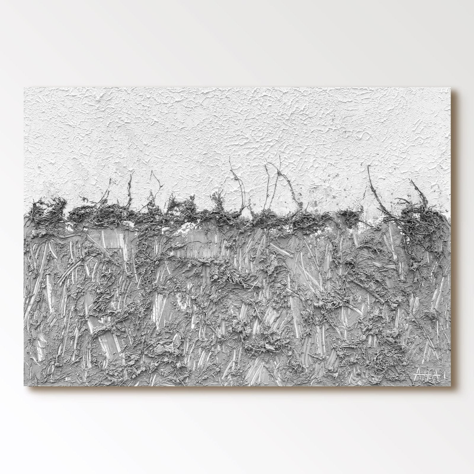 Abstract Painting "Granica Ziemi i Nieba"