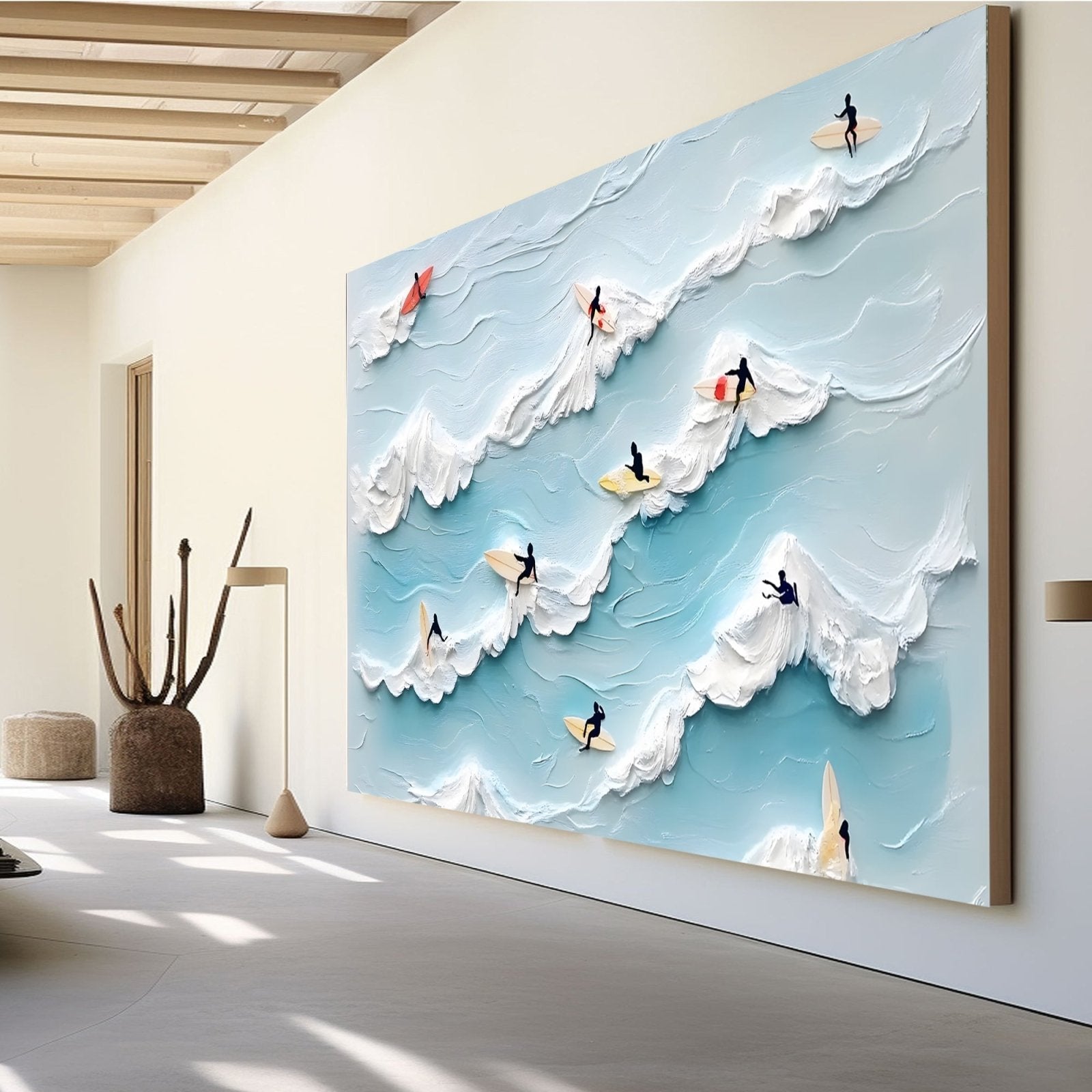 Abstract Painting "HarmoníaMarina"