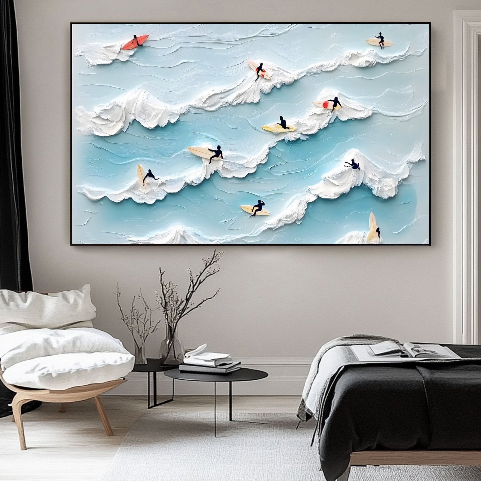Abstract Painting "HarmoníaMarina"