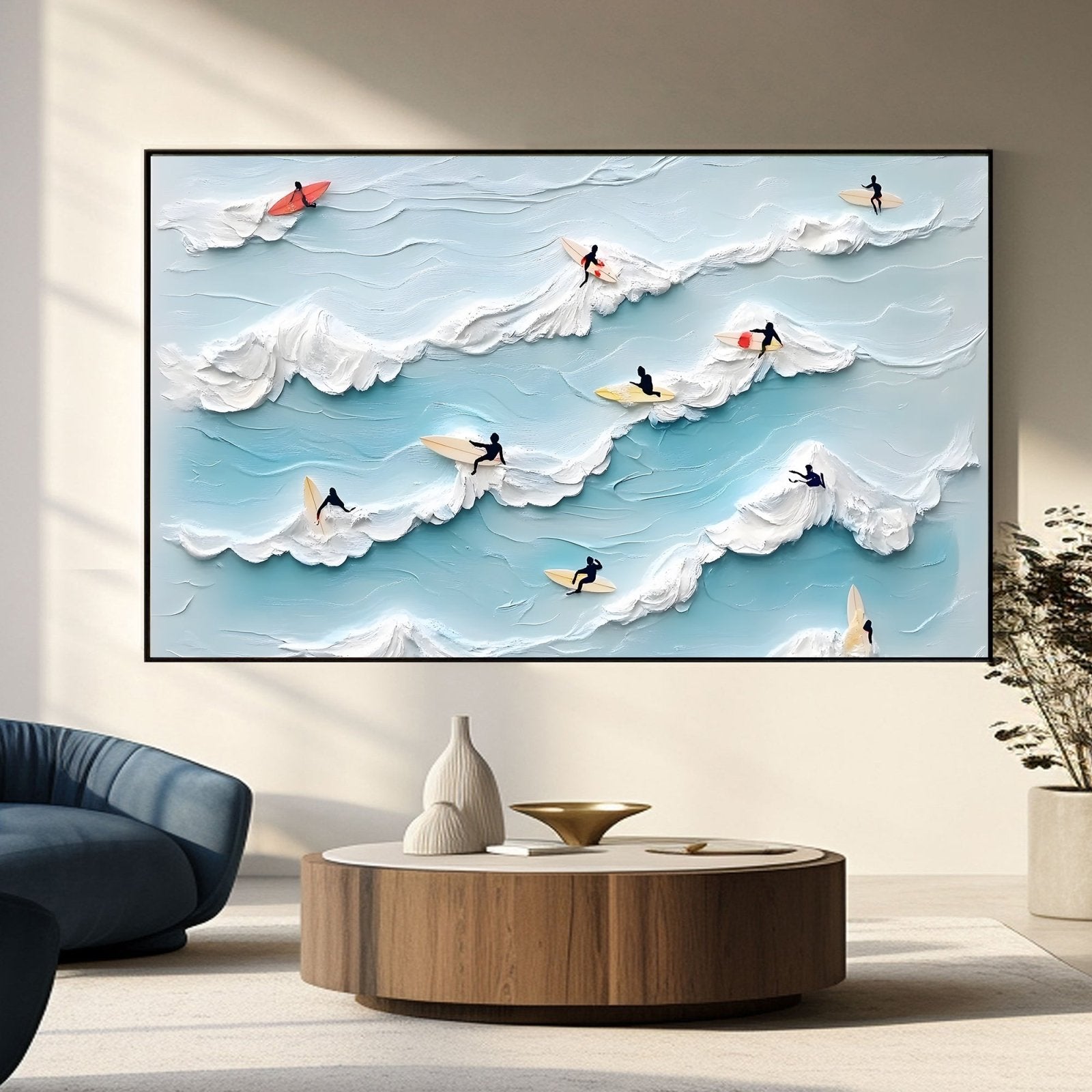Abstract Painting "HarmoníaMarina"