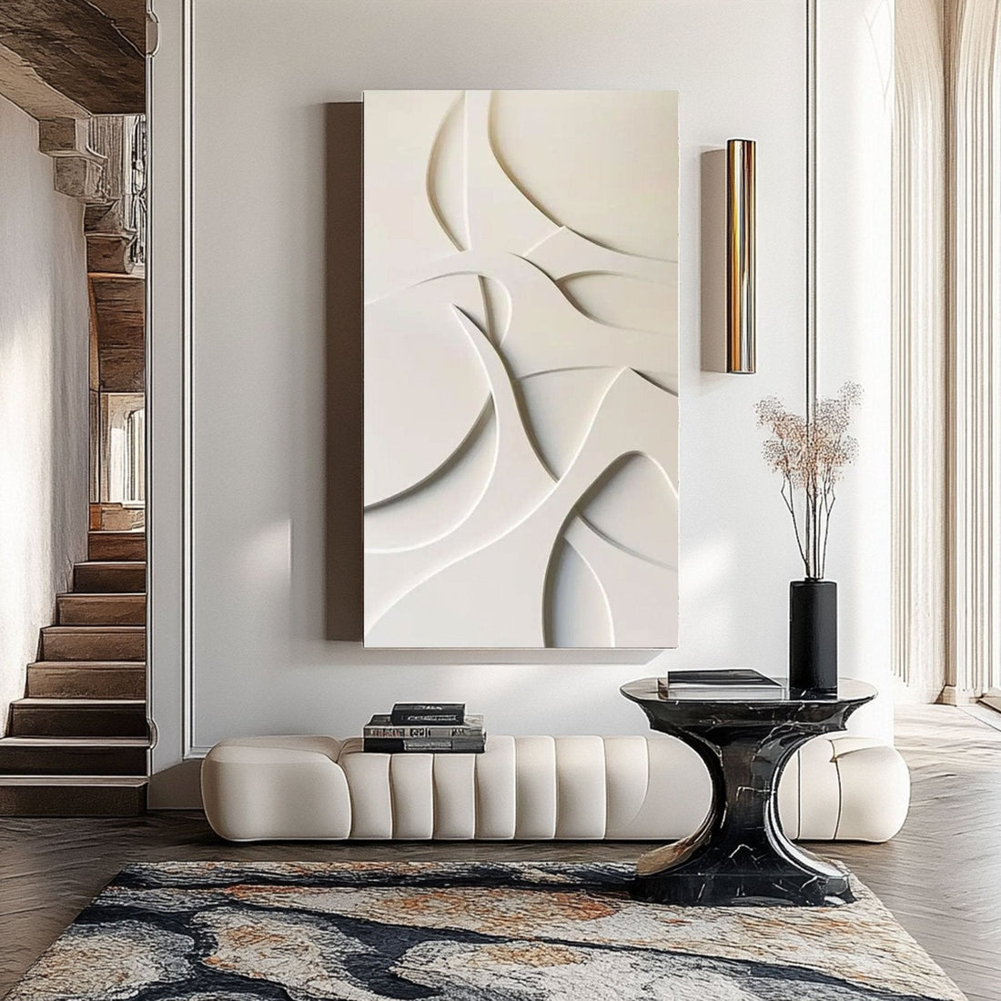 Abstract Painting "Harmonie Structur��e"