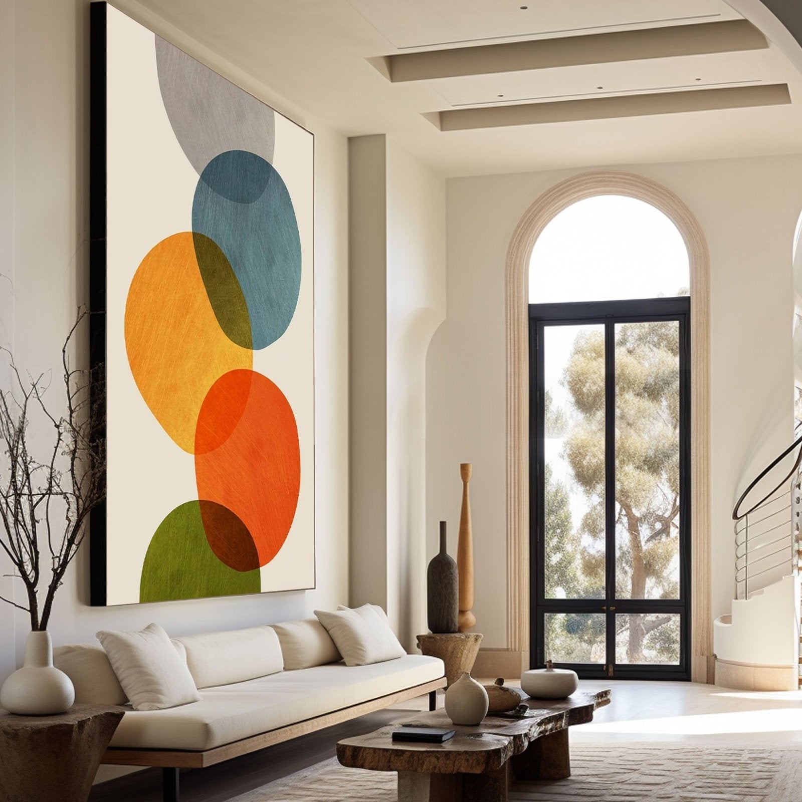 Abstract Painting "Harmonious Embrace"