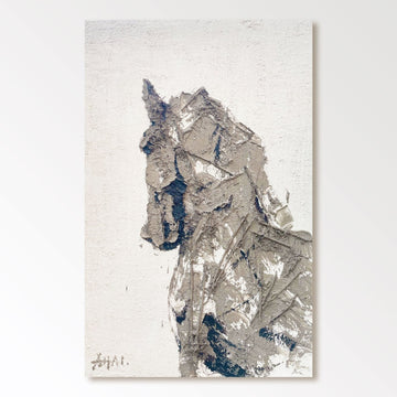 Abstract Painting "Hästens Själ”