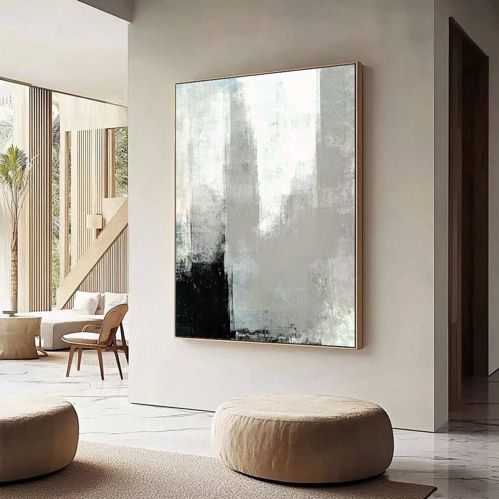 Abstract Painting "Horizon Lointain"