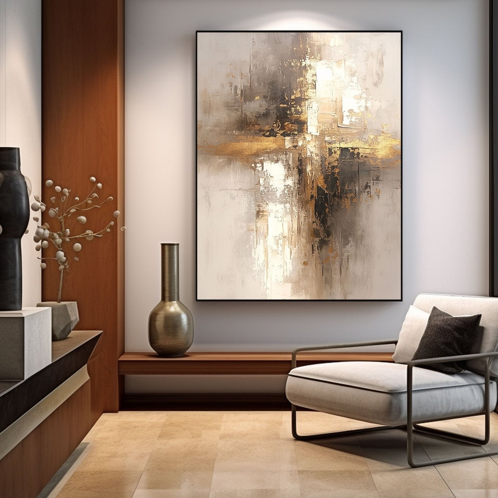 Abstract Painting "Illuminated Passage"