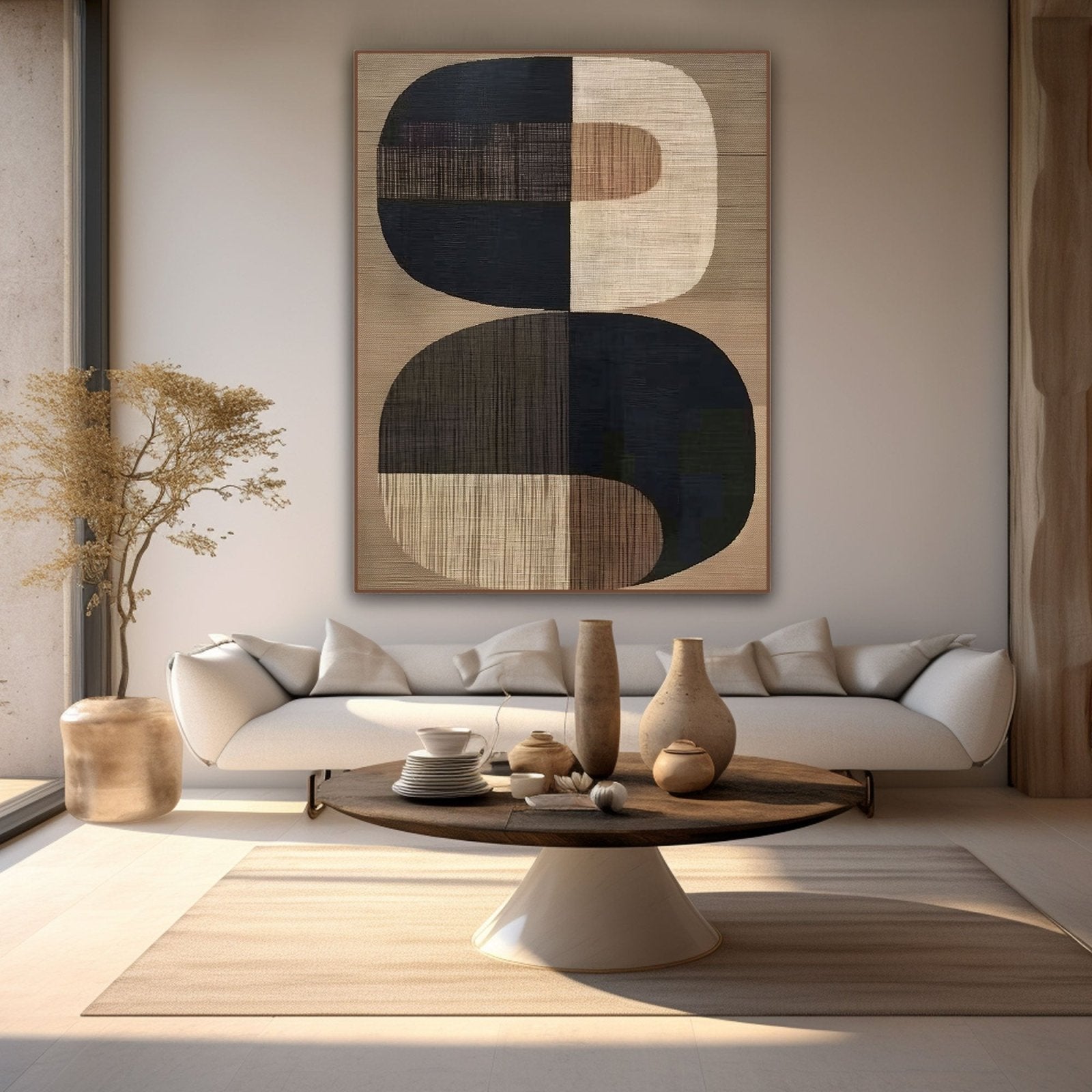 Abstract Painting "Intersecting Balance"