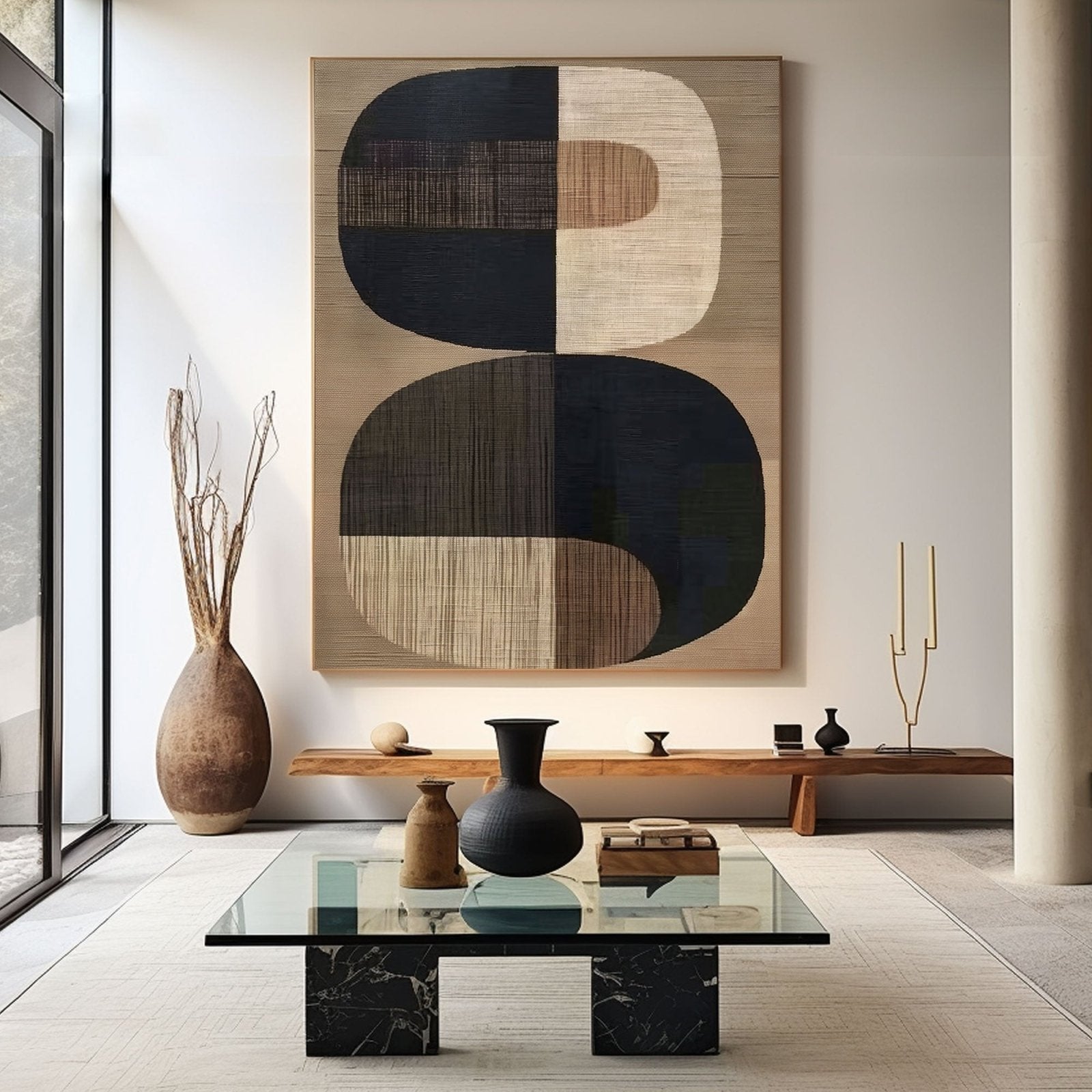 Abstract Painting "Intersecting Balance"