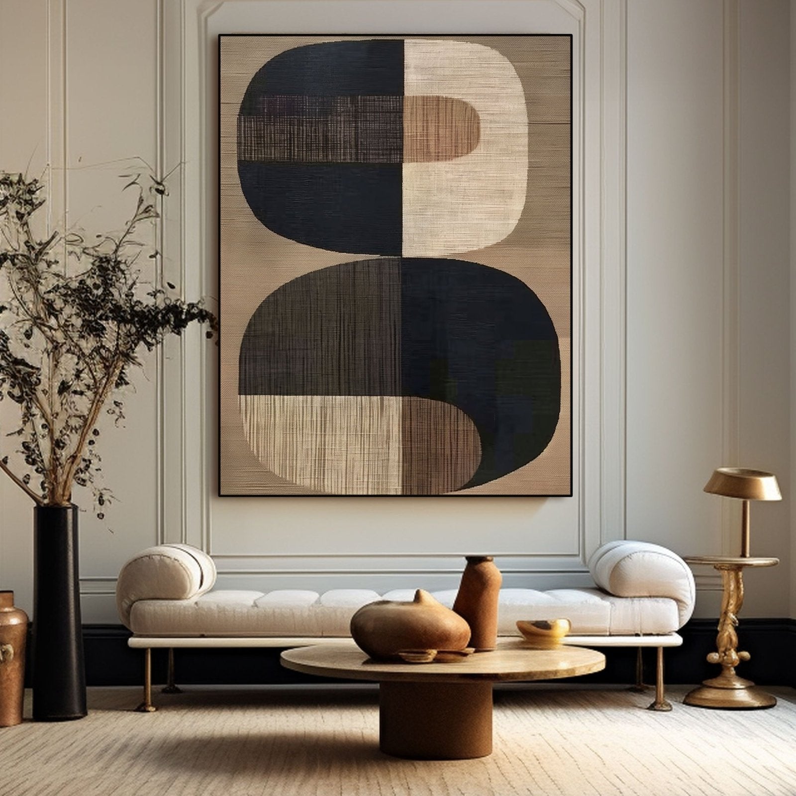 Abstract Painting "Intersecting Balance"