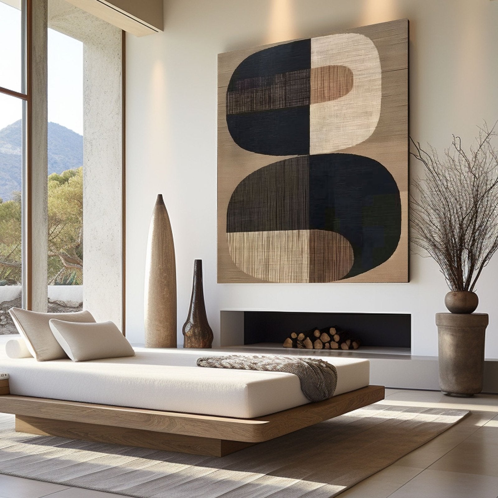 Abstract Painting "Intersecting Balance"
