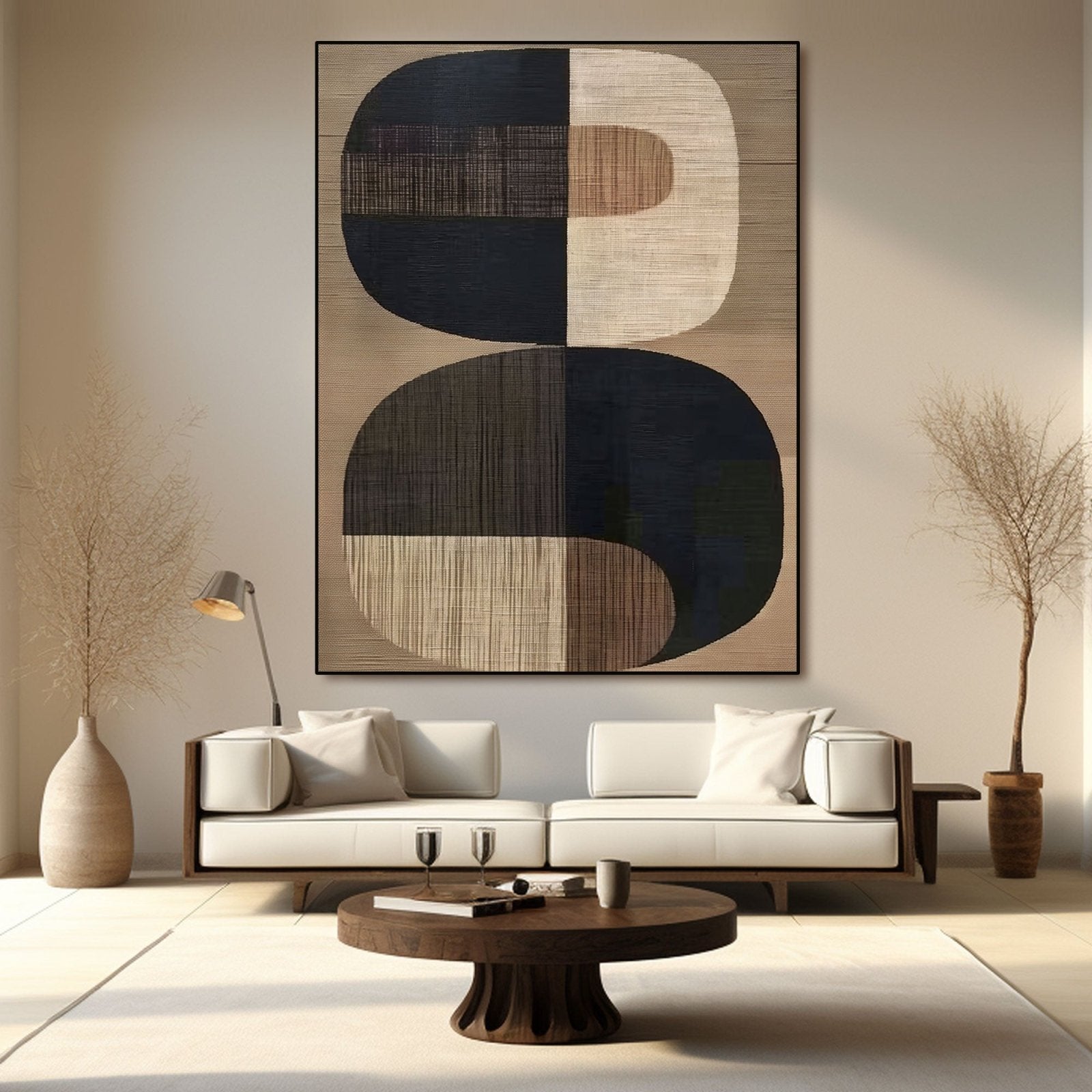 Abstract Painting "Intersecting Balance"