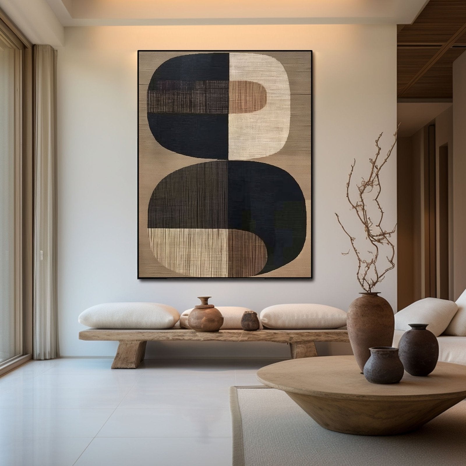 Abstract Painting "Intersecting Balance"