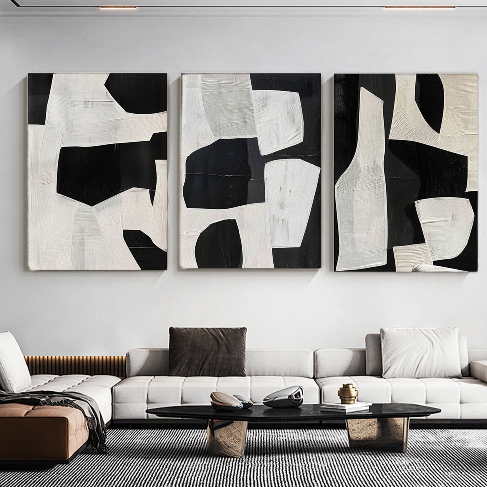 Abstract Painting "Interwoven Souls"