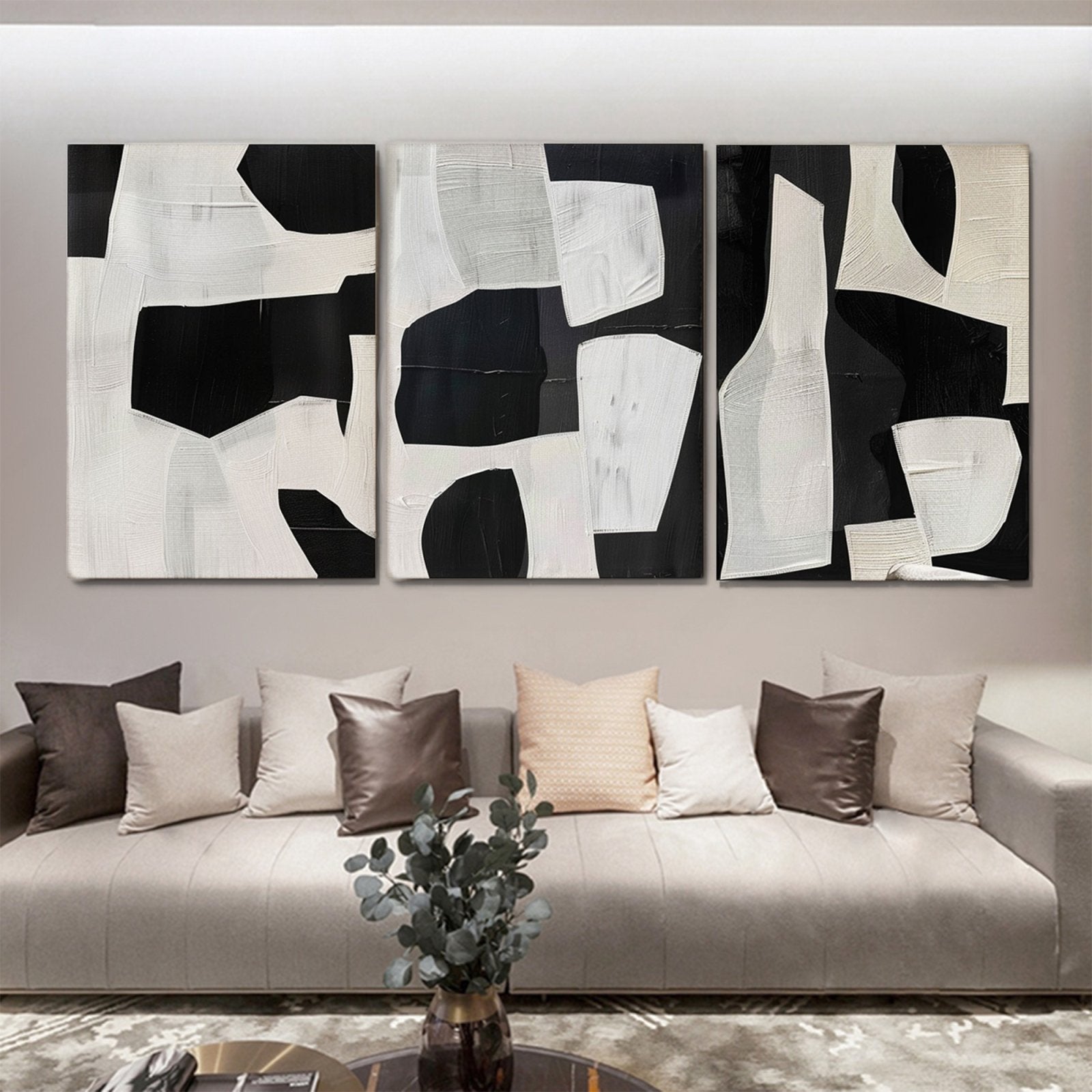 Abstract Painting "Interwoven Souls"