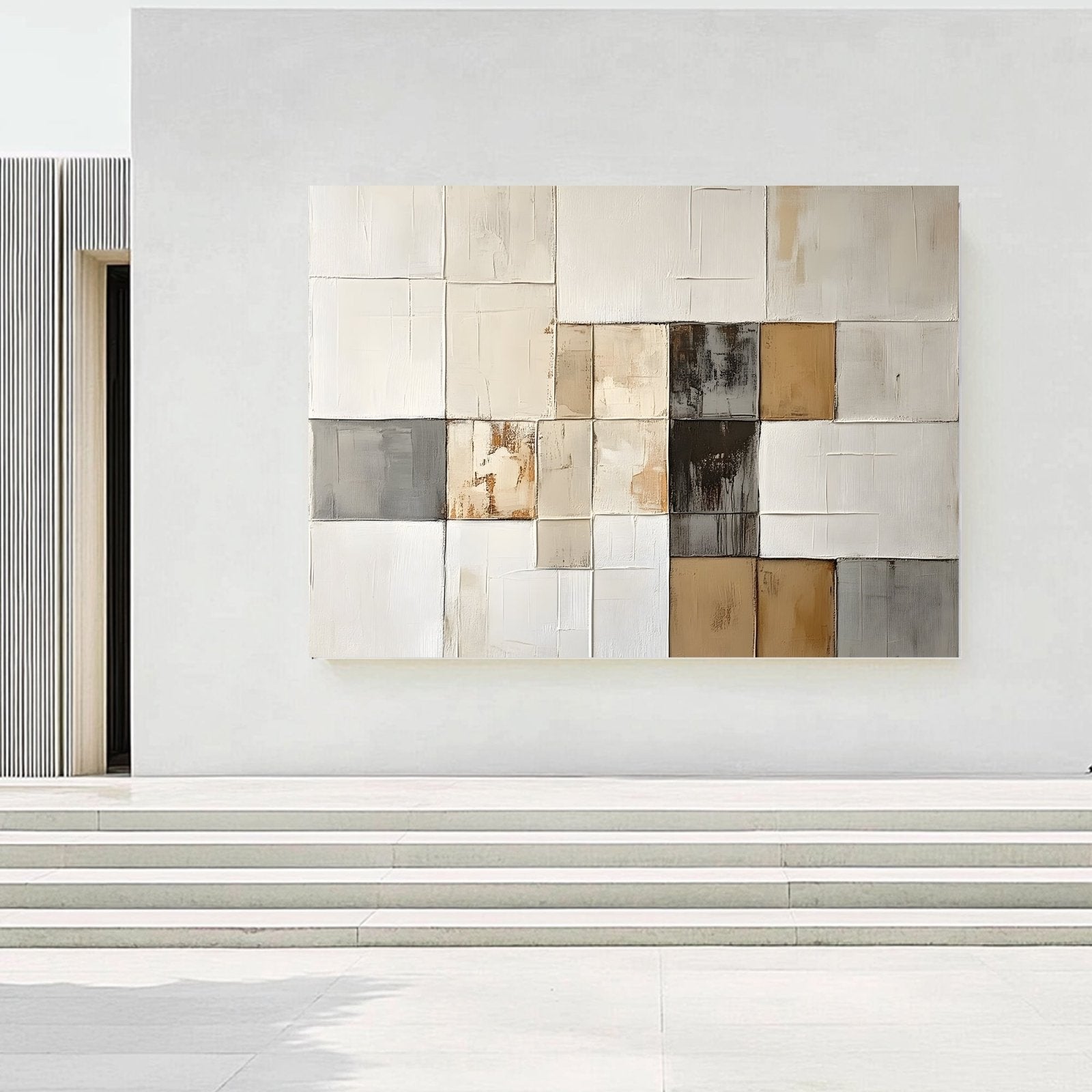 Abstract Painting "Kafelki Rozmyślań"