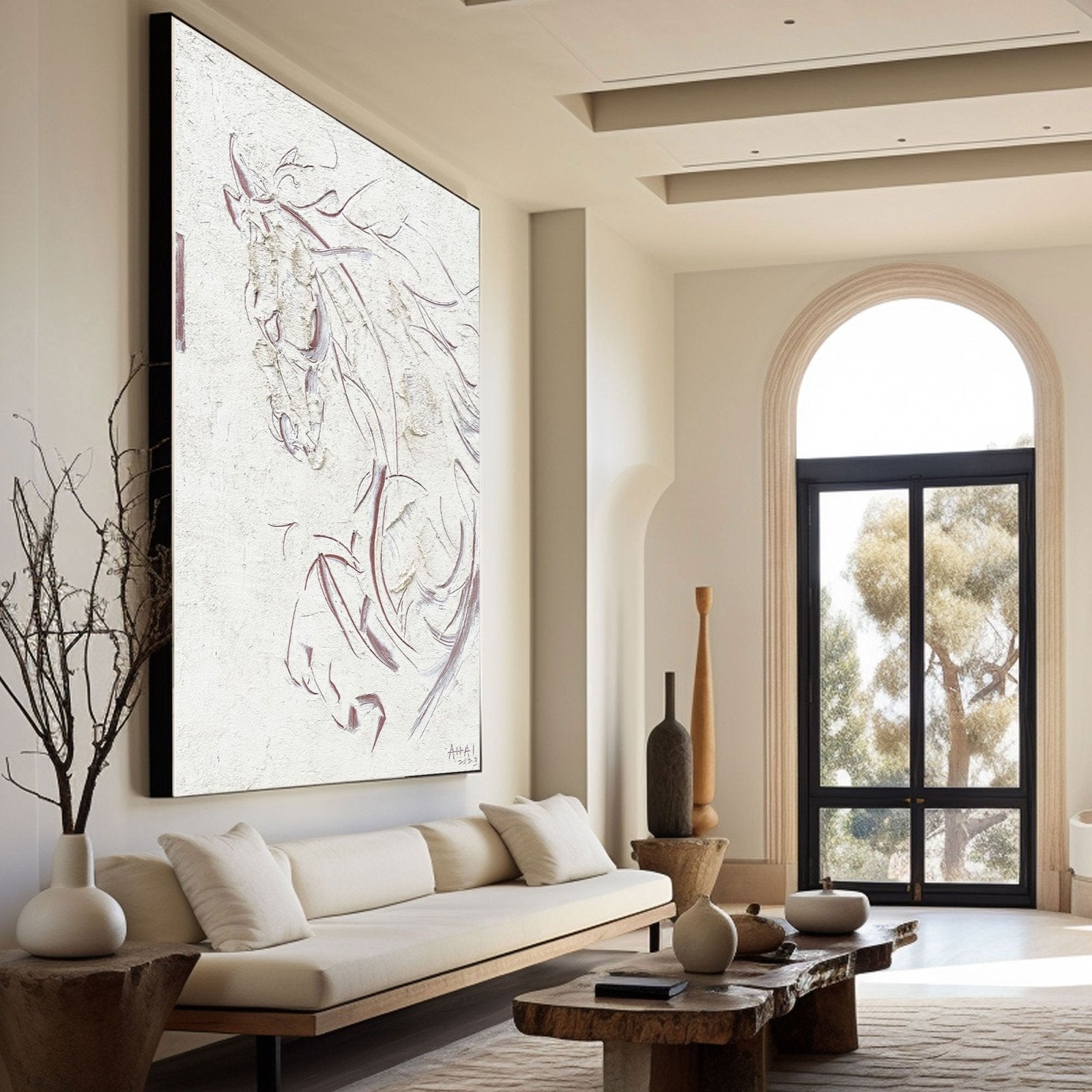 Abstract Painting "Kůňské Důvěry”