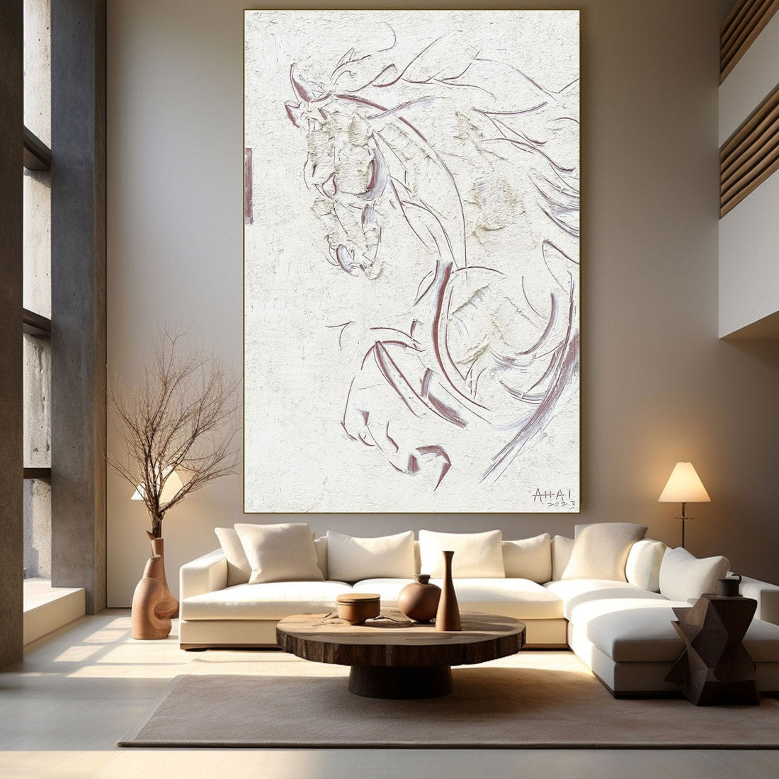 Abstract Painting "Kůňské Důvěry”