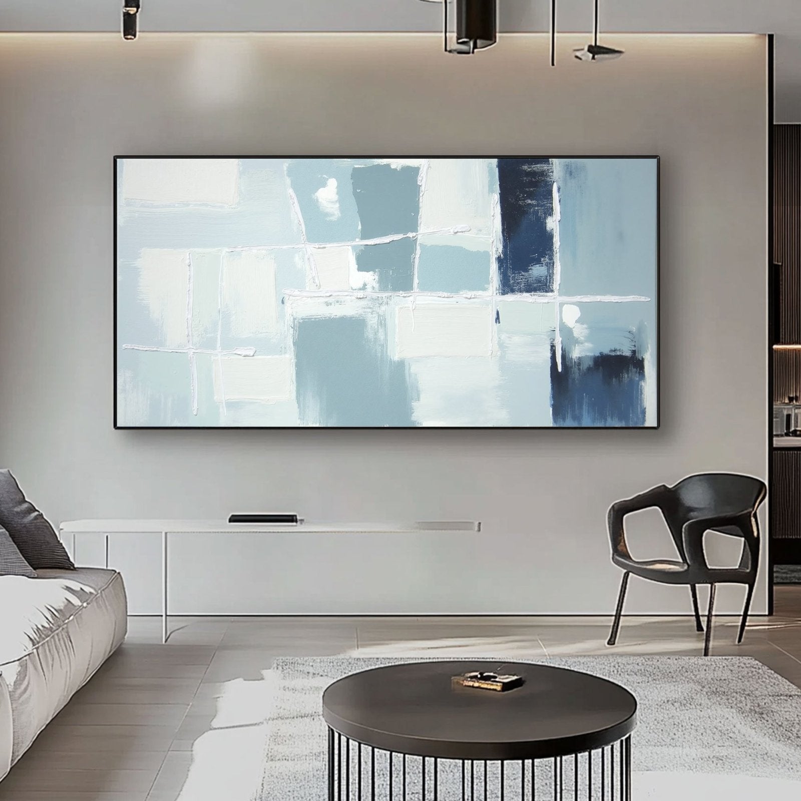 Abstrakte Malerei „?ad Wodnych Ton��w“