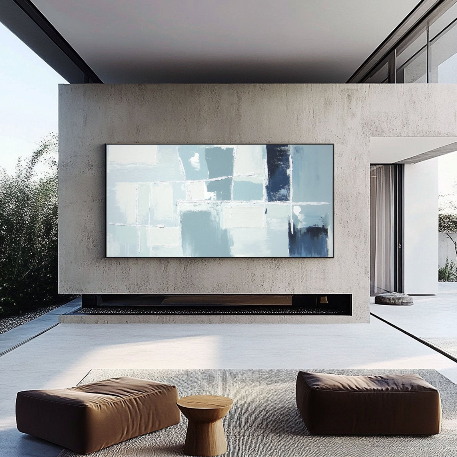 Abstrakte Malerei „?ad Wodnych Ton��w“