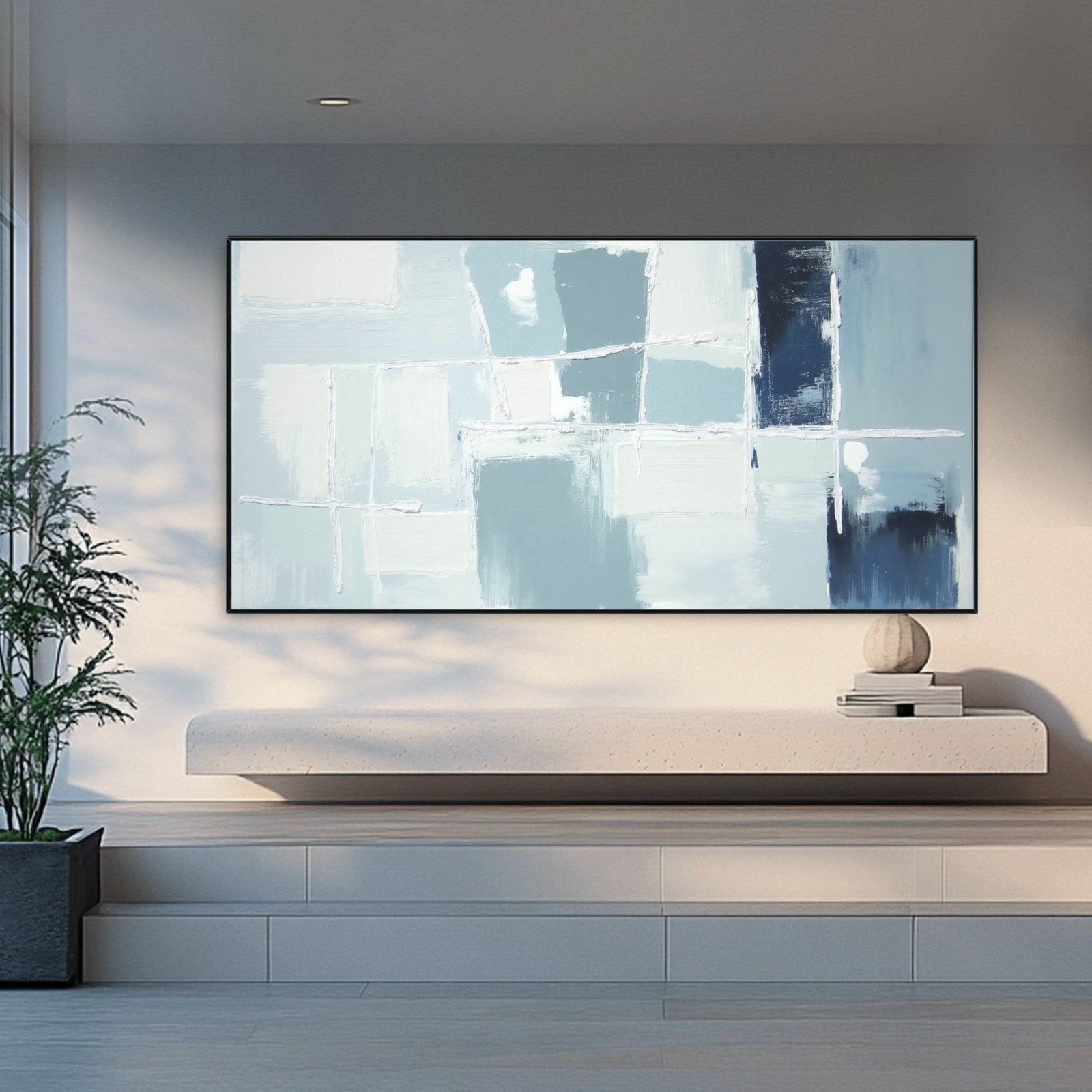 Abstrakte Malerei „?ad Wodnych Ton��w“