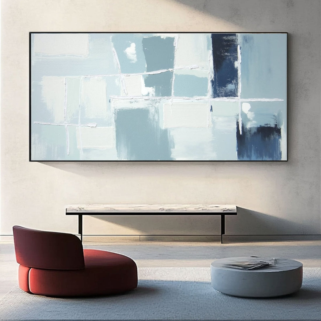 Abstrakte Malerei „?ad Wodnych Ton��w“