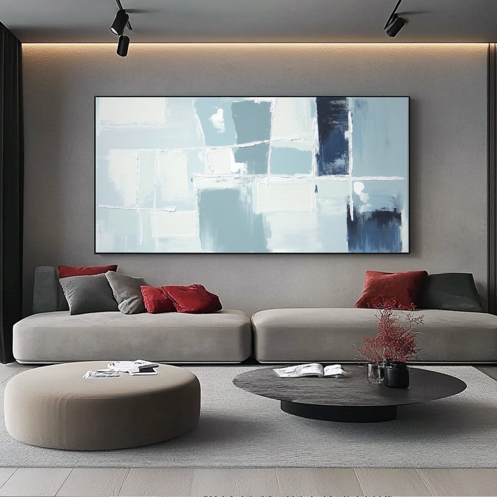 Abstrakte Malerei „?ad Wodnych Ton��w“