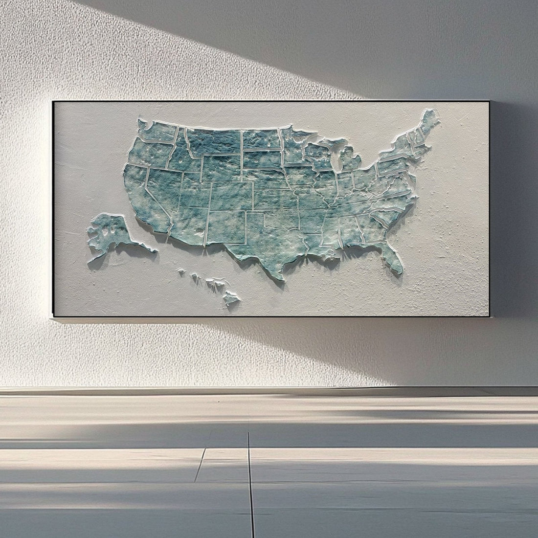 Abstraktes Gemälde „Leandro Horizonte“