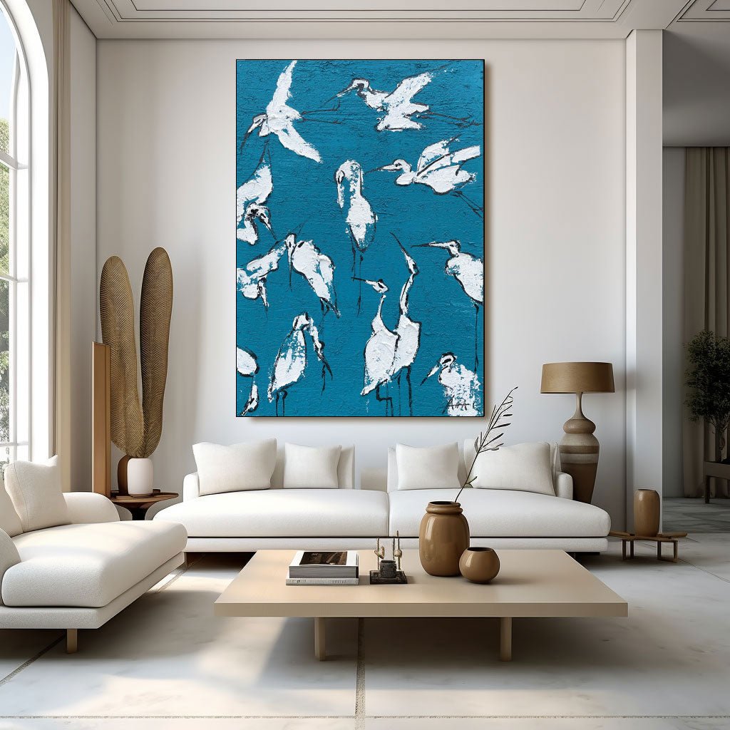 Abstract Painting "Libertad en Vuelo”