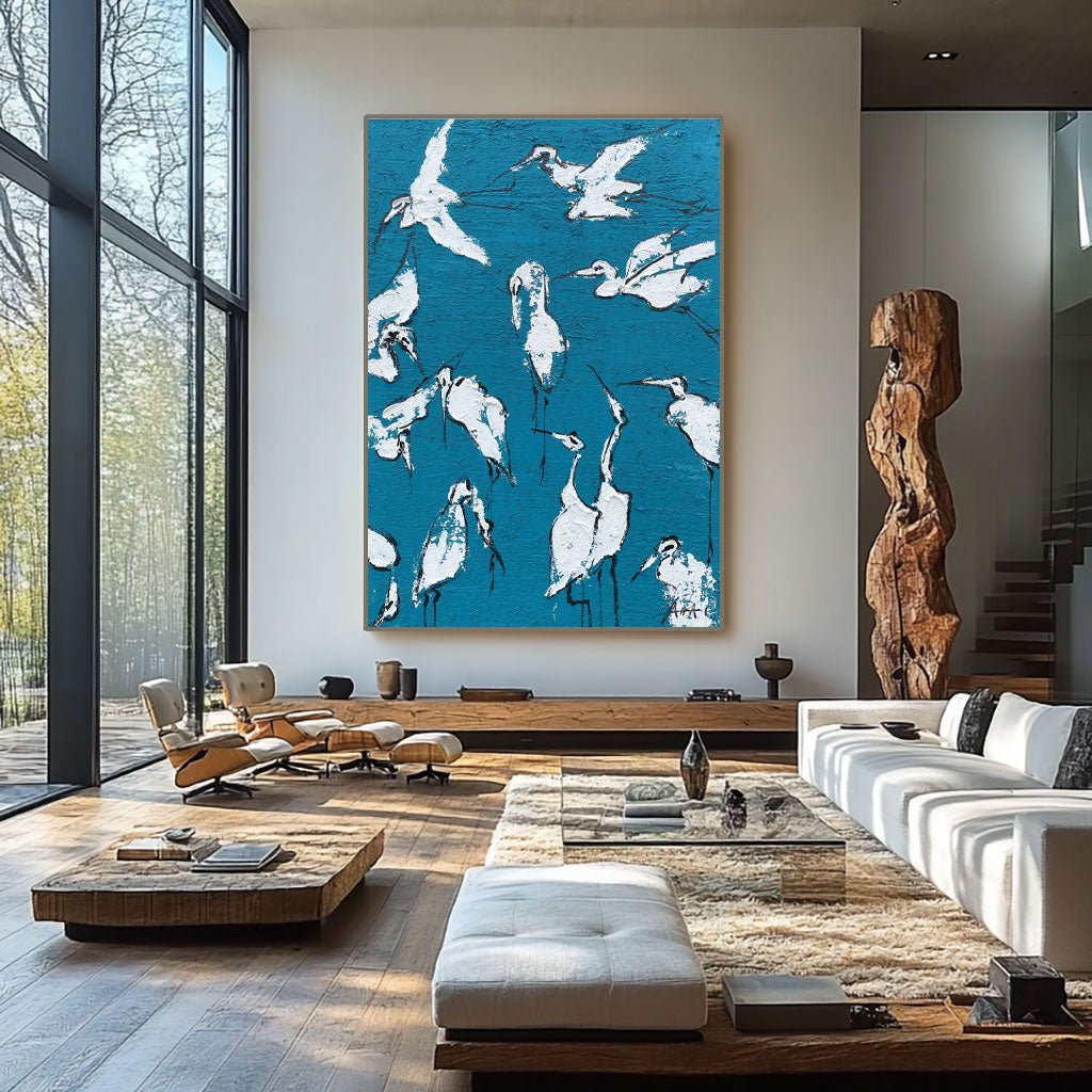 Abstract Painting "Libertad en Vuelo”