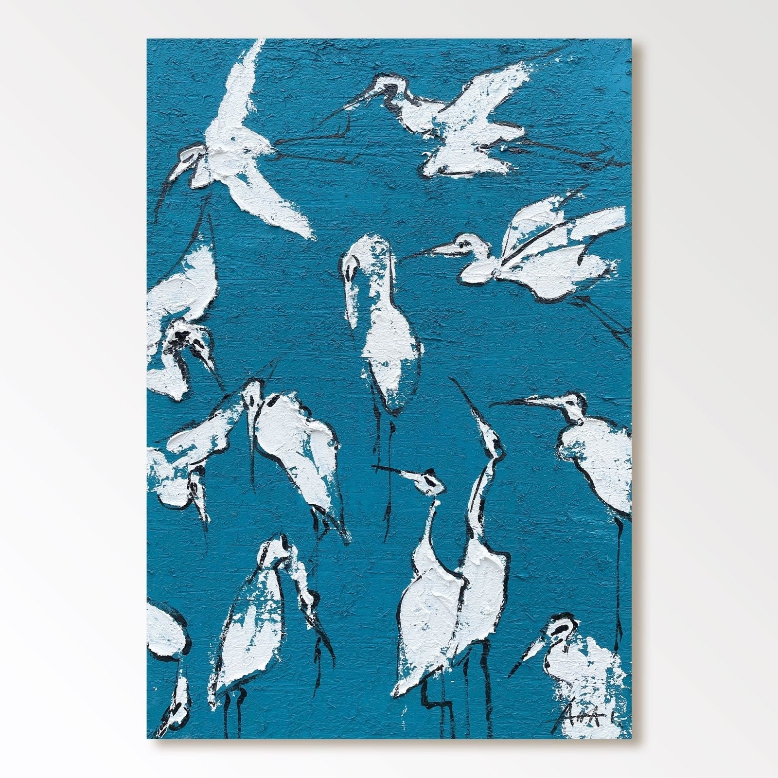 Abstract Painting "Libertad en Vuelo”