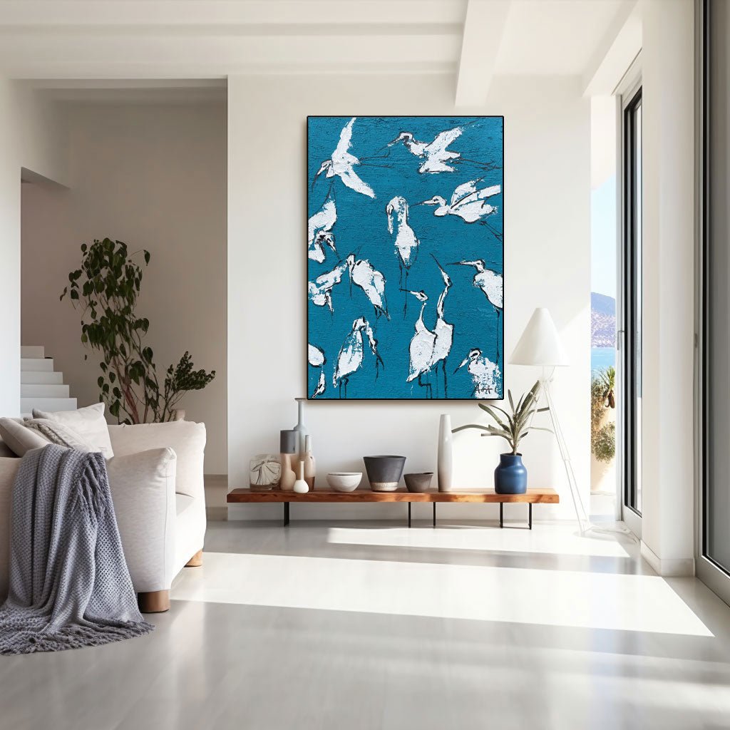 Abstract Painting "Libertad en Vuelo”