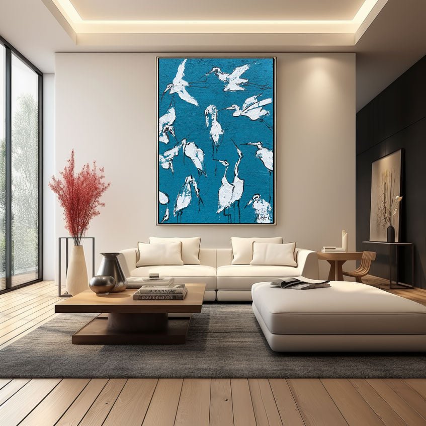 Abstract Painting "Libertad en Vuelo”