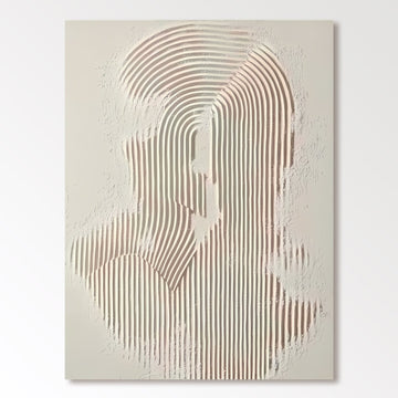 Abstract Painting "Linien Geheimnisvoll”