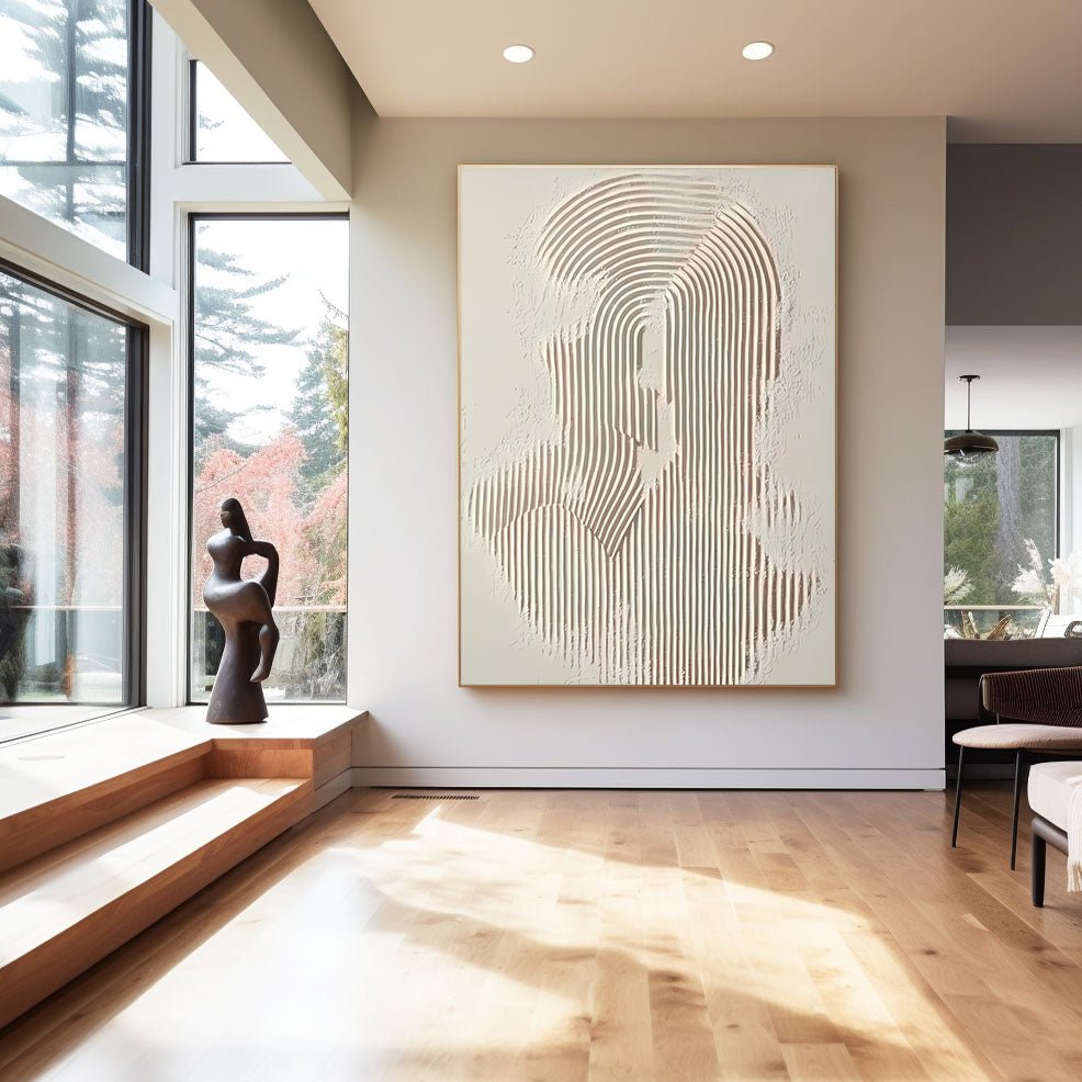 Abstract Painting "Linien Geheimnisvoll”