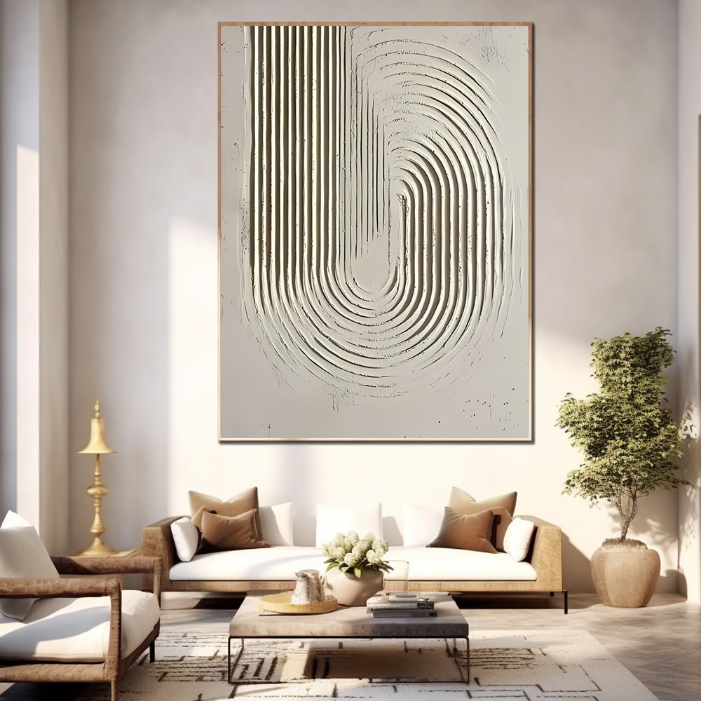 Abstract Painting "Linien Reise”