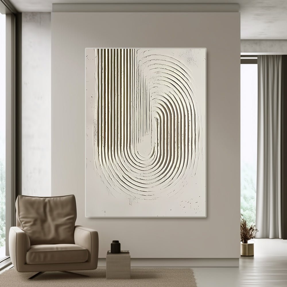 Abstract Painting "Linien Reise”