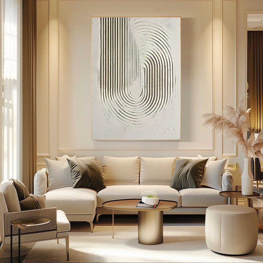 Abstract Painting "Linien Reise”