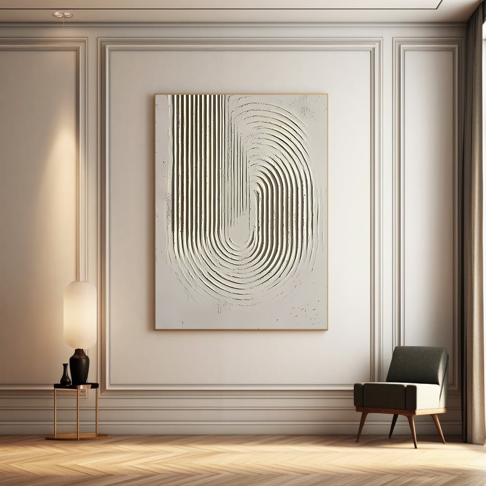 Abstract Painting "Linien Reise”