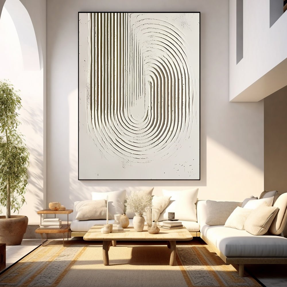 Abstract Painting "Linien Reise”