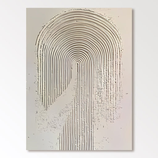 Abstraktes Gemälde „Linien Symbol“
