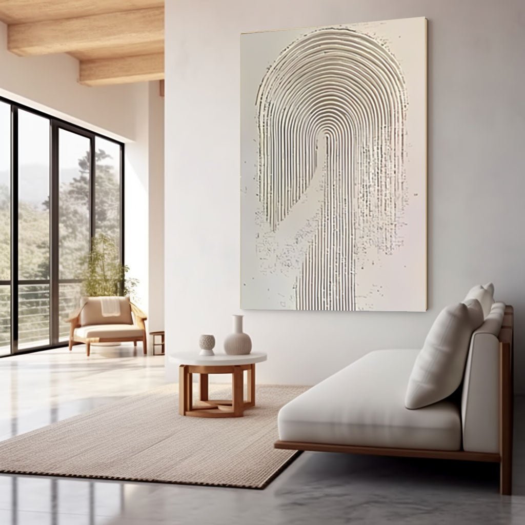 Abstract Painting "Linien Symbol”