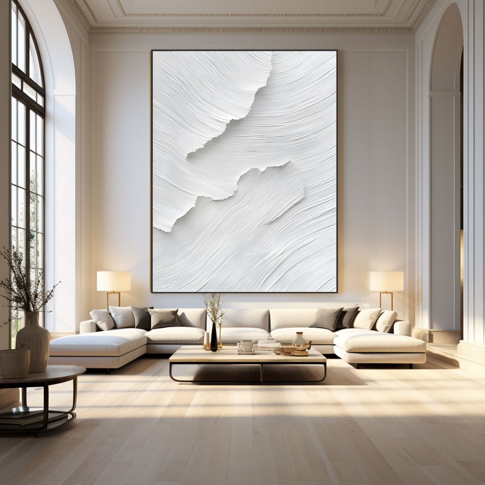Abstract Painting "Luz Blanca”