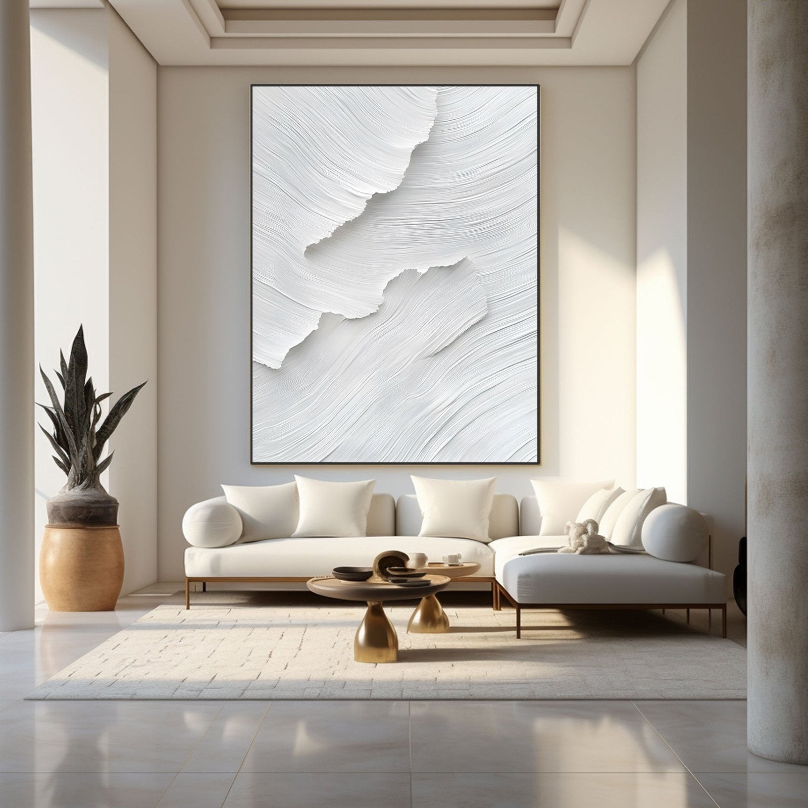 Abstract Painting "Luz Blanca”