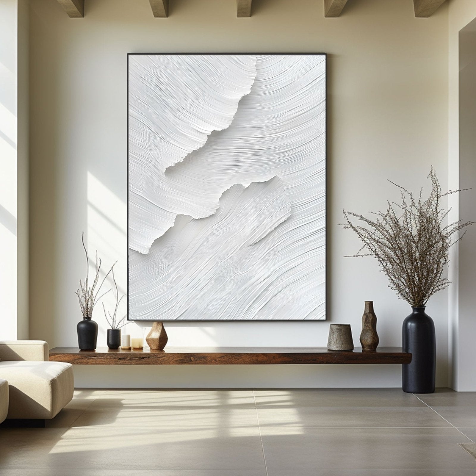 Abstract Painting "Luz Blanca”